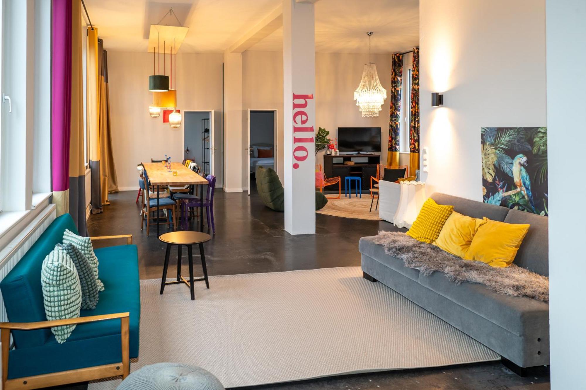 Апартаменты 135qm Loft Vor Den Toren Hamburgs Шенефельд